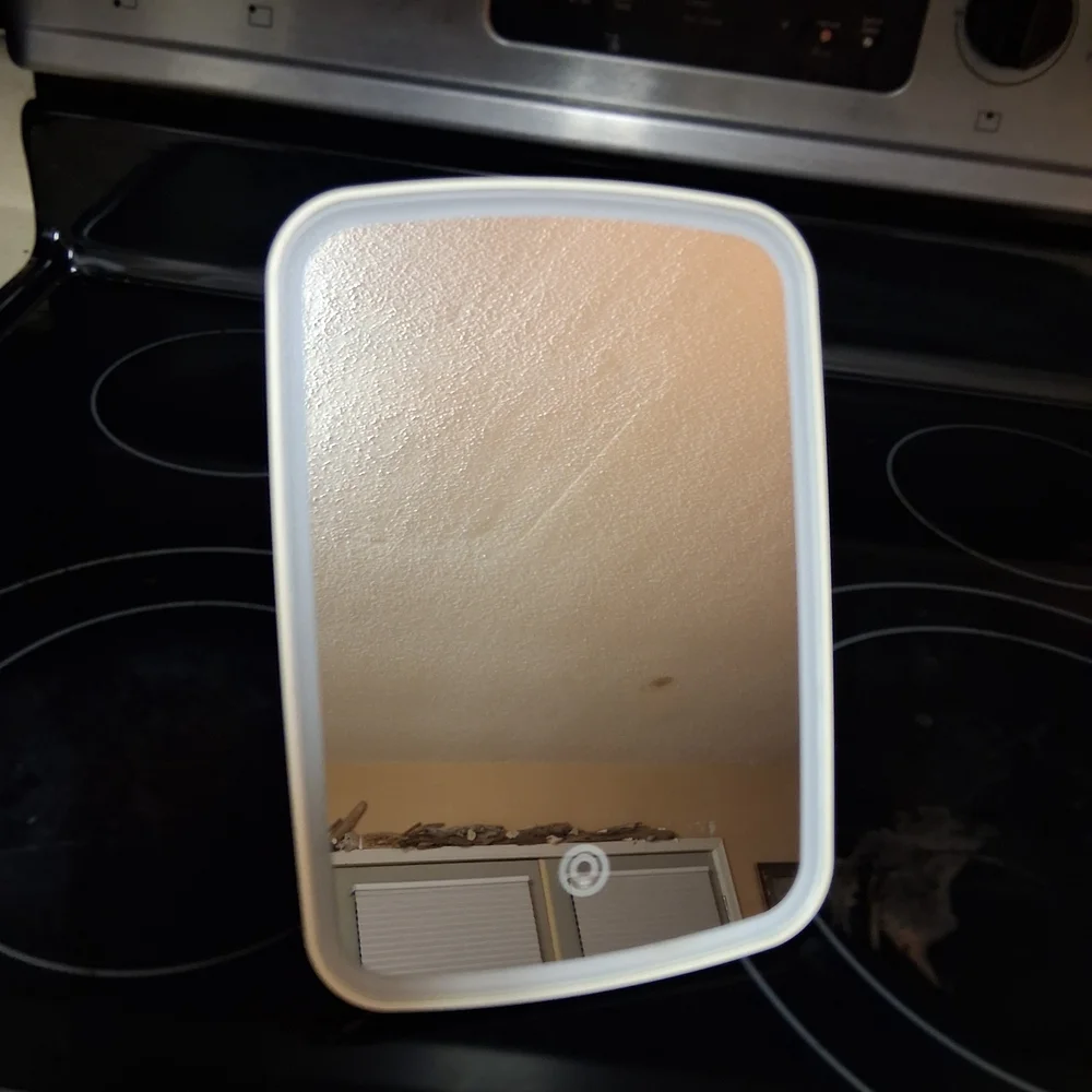 White Vanity Mirr